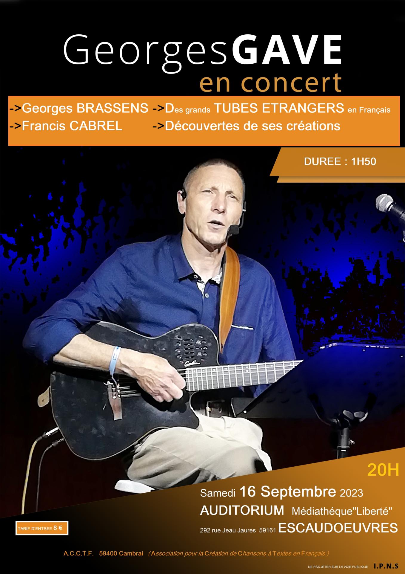 Affiche concert escaudoeuvres 16 sept 2023