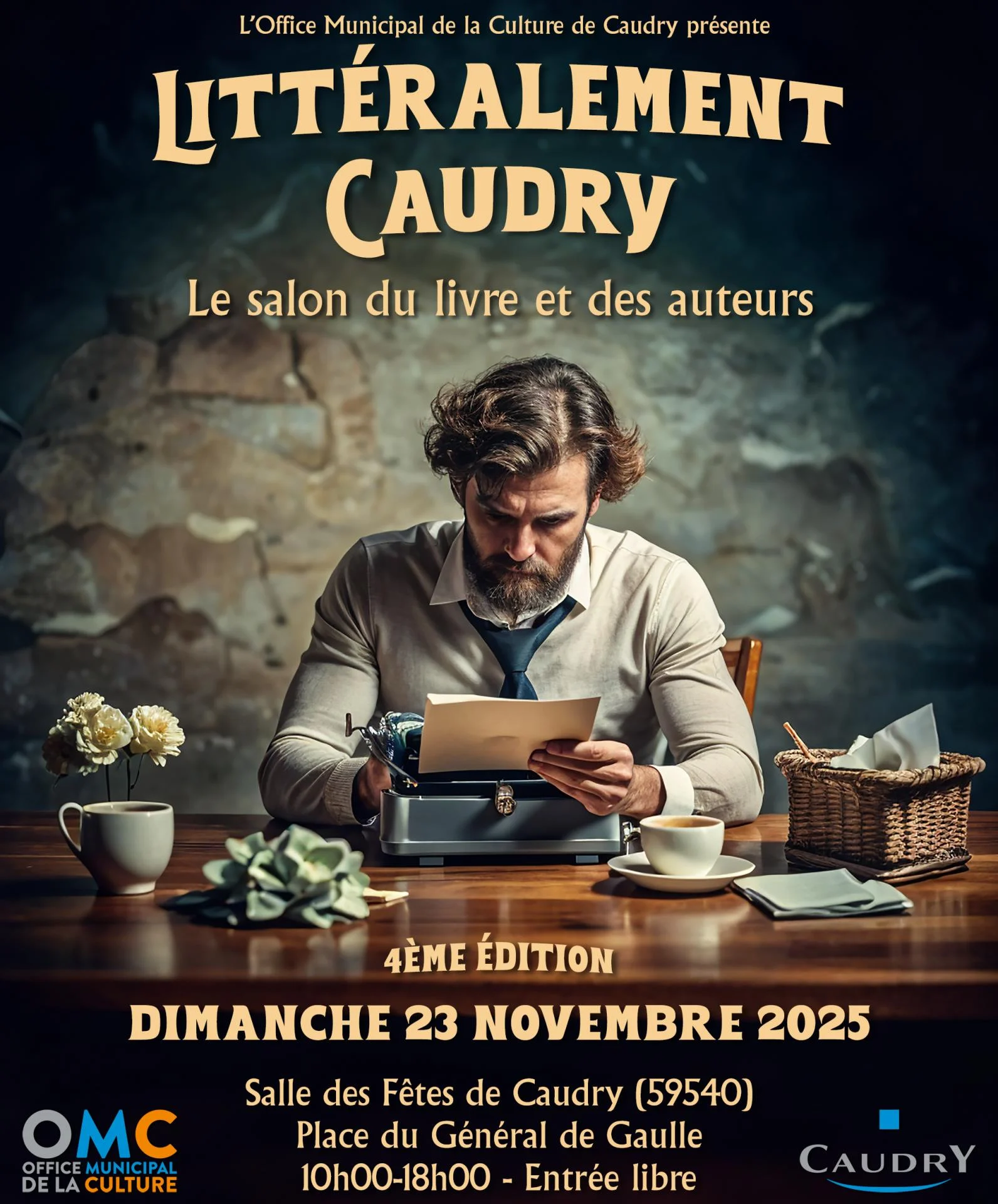 Participation au salon du livre et des auteurs à Caudry le 23/11/2025